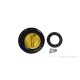 Tankdeckel Aluminium schwarz gold eloxiert f. Monkey 125