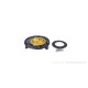 Tankdeckel Aluminium schwarz gold eloxiert f. Monkey 125