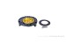 Tankdeckel Aluminium schwarz gold eloxiert f. Monkey 125
