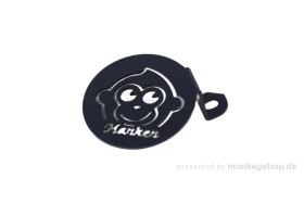 Abdeckung Cover Hupe Aluminium schwarz f. Monkey 125