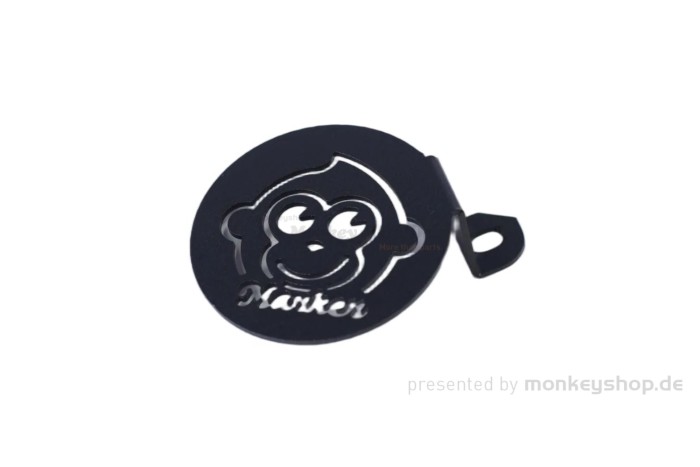 Abdeckung Cover Hupe Aluminium schwarz f. Monkey 125
