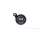 Abdeckung Cover Hupe Aluminium schwarz f. Monkey 125