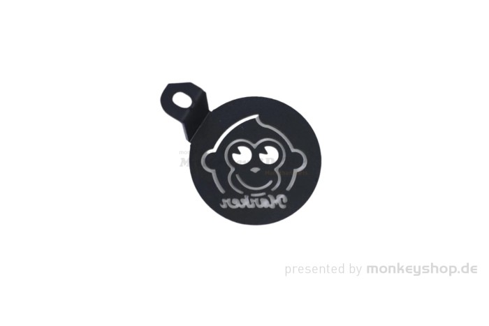 Abdeckung Cover Hupe Aluminium schwarz f. Monkey 125