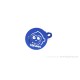 Abdeckung Cover Hupe Aluminium blau f. Monkey 125