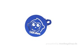 Abdeckung Cover Hupe Aluminium blau f. Monkey 125