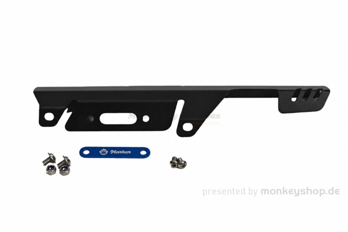 Kettenschutz Aluminium CNC schwarz blau f. Monkey 125