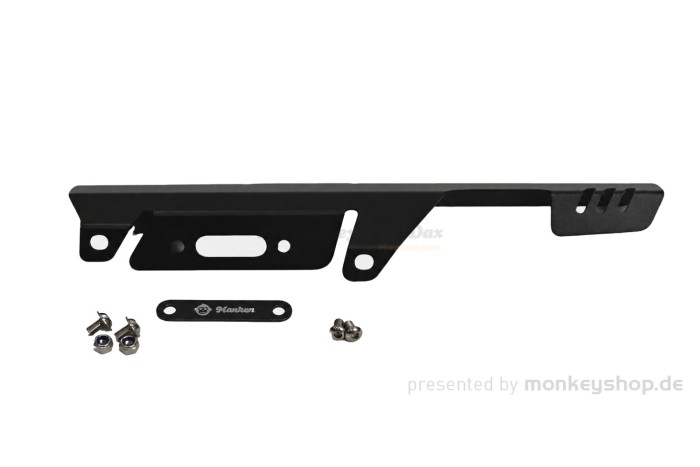 Kettenschutz Aluminium CNC schwarz f. Monkey 125