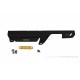 Kettenschutz Aluminium CNC schwarz gold f. Monkey 125