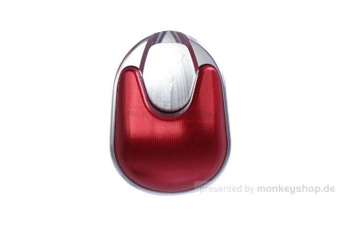 Seitenständer Platte Aluminium CNC silber rot f. MSX + Monkey 125