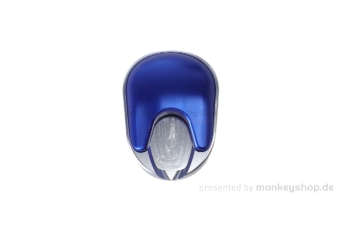Seitenständer Platte Aluminium CNC silber blau f. MSX + Monkey 125