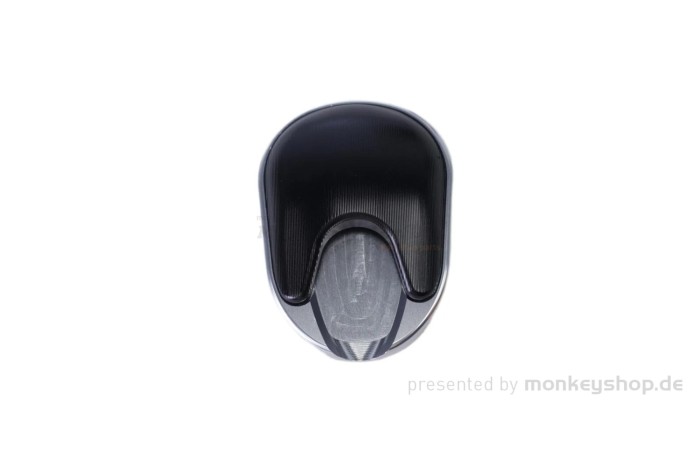 Seitenständer Platte Aluminium CNC silber schwarz f. MSX + Monkey 125