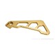 Führung Bremsleitung vorn Aluminium CNC gold f. Monkey 125
