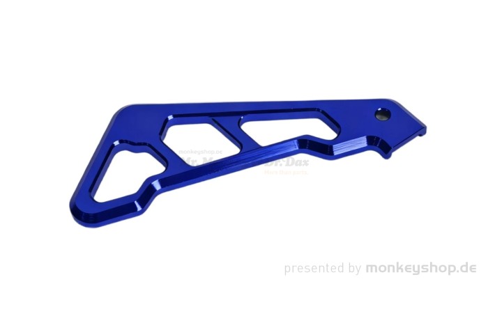Führung Bremsleitung vorn Aluminium CNC blau f. Monkey 125