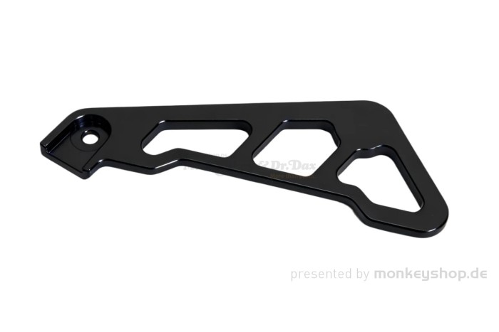 Führung Bremsleitung vorn Aluminium CNC schwarz f. Monkey 125