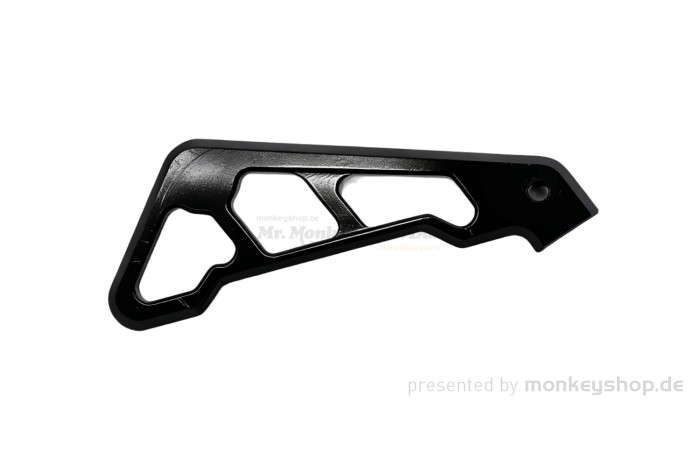 Führung Bremsleitung vorn Aluminium CNC schwarz f. Monkey 125