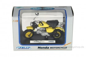 Welly Honda Monkey Modell 1:18 gelb