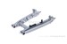 Aluminium Hinterradschwinge silber f. Monkey 125