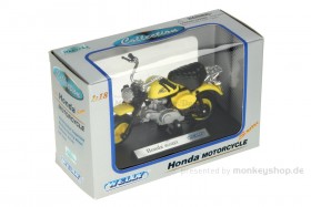 Welly Honda Monkey Modell 1:18 gelb