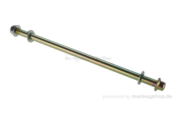 Achse komplett f. Hinterrad Aluminium Schwinge Monkey 125