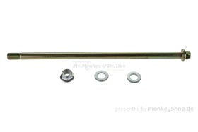 Achse komplett f. Hinterrad Aluminium Schwinge Monkey 125