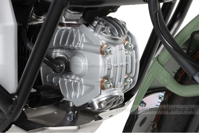 Kitaco Ventildeckel Aluminium Kühlrippen f. MSX 125 GROM JC92 + Monkey 125 JB03 JB05 + Dax 125 + Super Cub 125 JA58