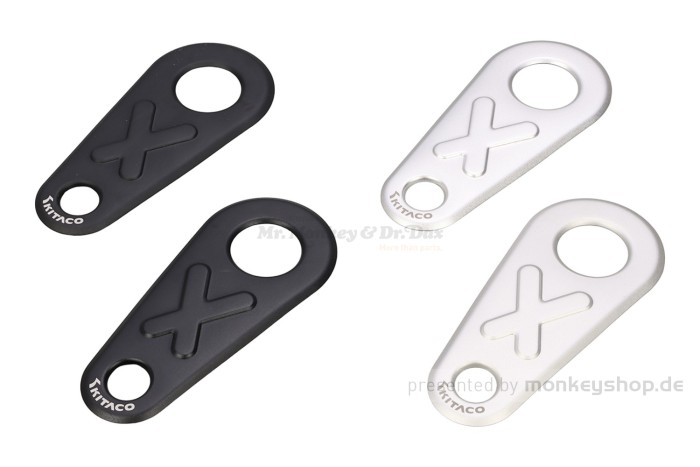 Kitaco Heel Guard Fersenschutz Aluminium schwarz f. Dax 125