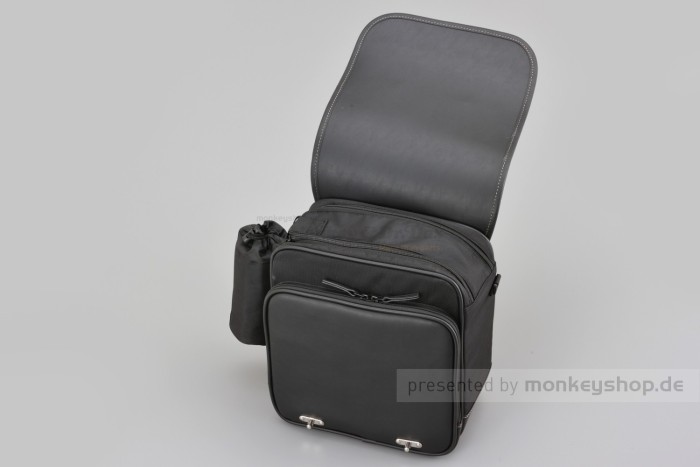 Henly Begins Satteltasche Leder Flat 13 Liter schwarz DHS-18