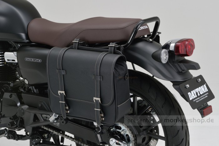 Daytona Taschenhalterung links schwarz f. GB350