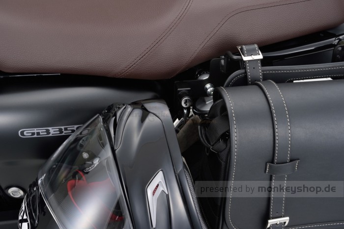 Daytona Taschenhalterung links schwarz f. GB350