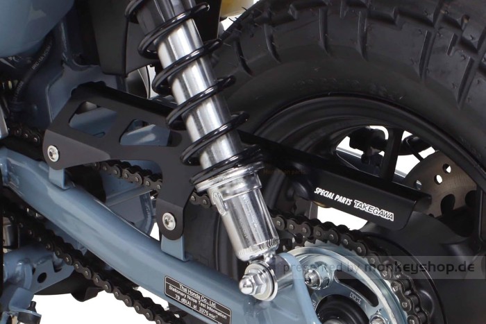 Takegawa Kettenschutz Aluminium schwarz f. Monkey 125