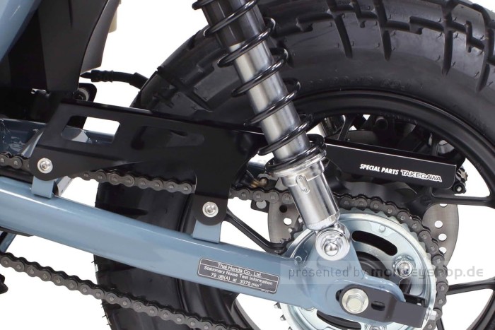 Takegawa Kettenschutz Aluminium schwarz f. Monkey 125