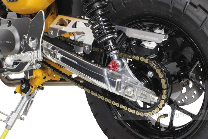 Takegawa Aluminium Hinterradschwinge m. Kettenschutzaufnahme f. Monkey 125