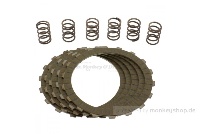 EBC Kupplungsbeläge Aramid + Kupplungsfedern f. MSX 125 JC61 JC75 + Monkey 125 JB02