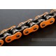 Antriebskette 420 Solid Bushing 106Gl orange