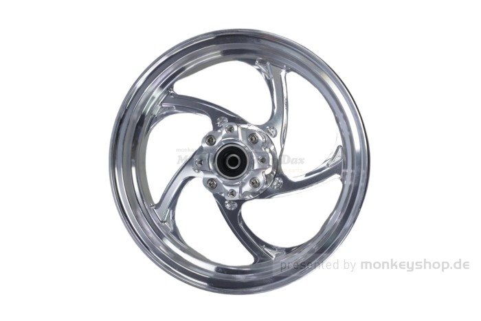 Felgen Satz Aluminium CNC silber 12" f. Monkey 125