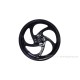 Felgen Satz Aluminium CNC schwarz 12" f. Monkey 125