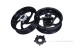 Felgen Satz Aluminium CNC schwarz 12" f. Monkey 125