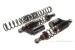 YSS Gasdruck Stoßdämpfer Paar 345mm schwarz rot einstellbar mit ABE f. Dax 125