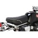 Kitaco Sitzbank Typ 2 Tuck Roll schwarz mit weißem Keder f. Monkey 125
