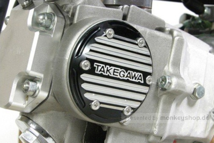 Takegawa Deckel rund links Nockenwelle Zylinderkopf Aluminium CNC schwarz f. Monkey Z50 + Gorilla + Dax 50 70 + Chaly + SS50