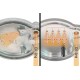Takegawa Ventildeckel Aluminium CNC silber eloxiert f. MSX JC92 + Monkey 125 JB03 JB05 + Dax 125 + Super Cub 125 JA58