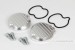 Takegawa Ventildeckel Aluminium CNC silber eloxiert f. MSX JC92 + Monkey 125 JB03 JB05 + Dax 125 + Super Cub 125 JA58