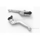 Raximo Kupplungs- & Bremshebel Set Aluminium CNC einstellbar silber f. Monkey 125 + MSX