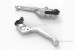 Raximo Kupplungs- & Bremshebel Set Aluminium CNC einstellbar silber f. Monkey 125 + MSX