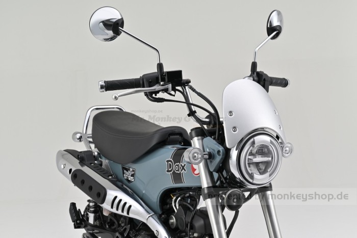Daytona Windschild Meter Visor Aluminium silber