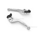 Raximo Kupplungs- & Bremshebel Set Aluminium CNC einstellbar silber f. Monkey 125 + MSX
