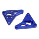 Lampenhalterung Aluminium CNC blau eloxiert f. Monkey 125 + Dax 125