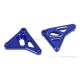 Lampenhalterung Aluminium CNC blau eloxiert f. Monkey 125 + Dax 125