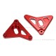 Lampenhalterung Aluminium CNC rot eloxiert f. Monkey 125 + Dax 125