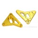 Lampenhalterung Aluminium CNC gold eloxiert f. Monkey 125 + Dax 125